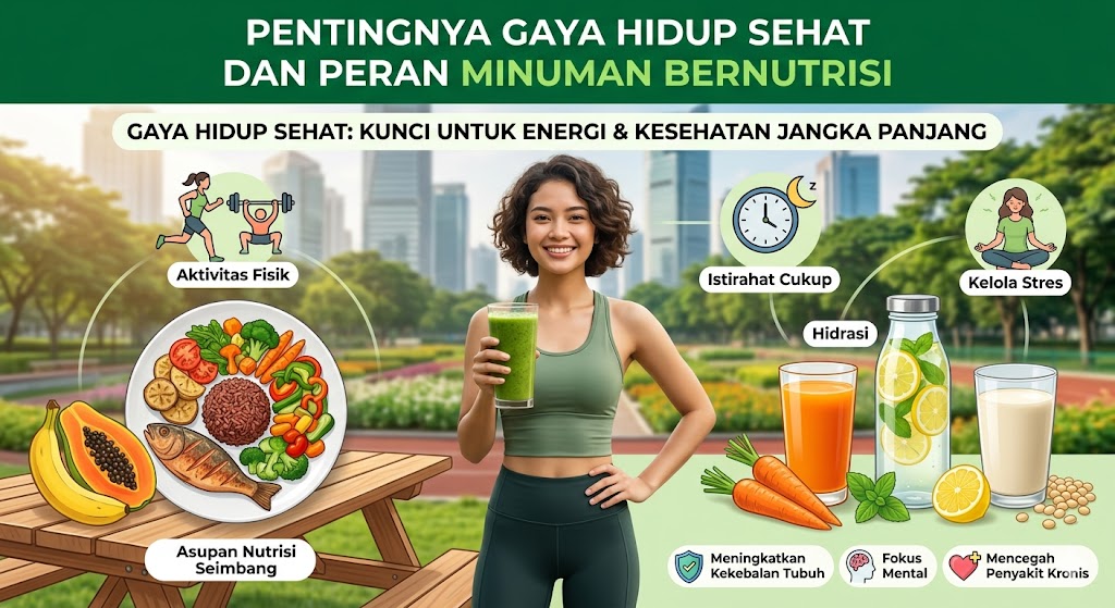 Pentingnya Gaya Hidup Sehat dan Peran Minuman Bernutrisi