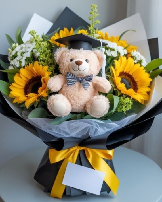 buket bunga wisuda